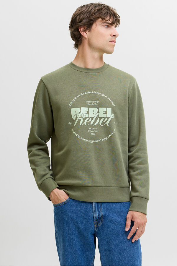 JJ REBEL Sudadera regular fit verde