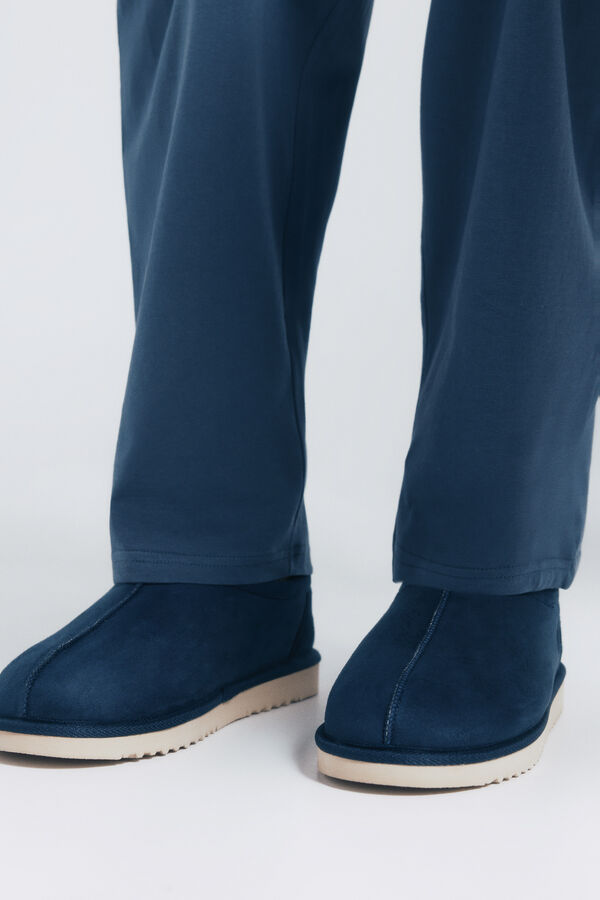 Springfield Zapatilla zueco casa azul