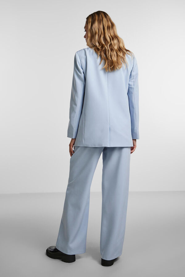 Pieces Blazer básica azul