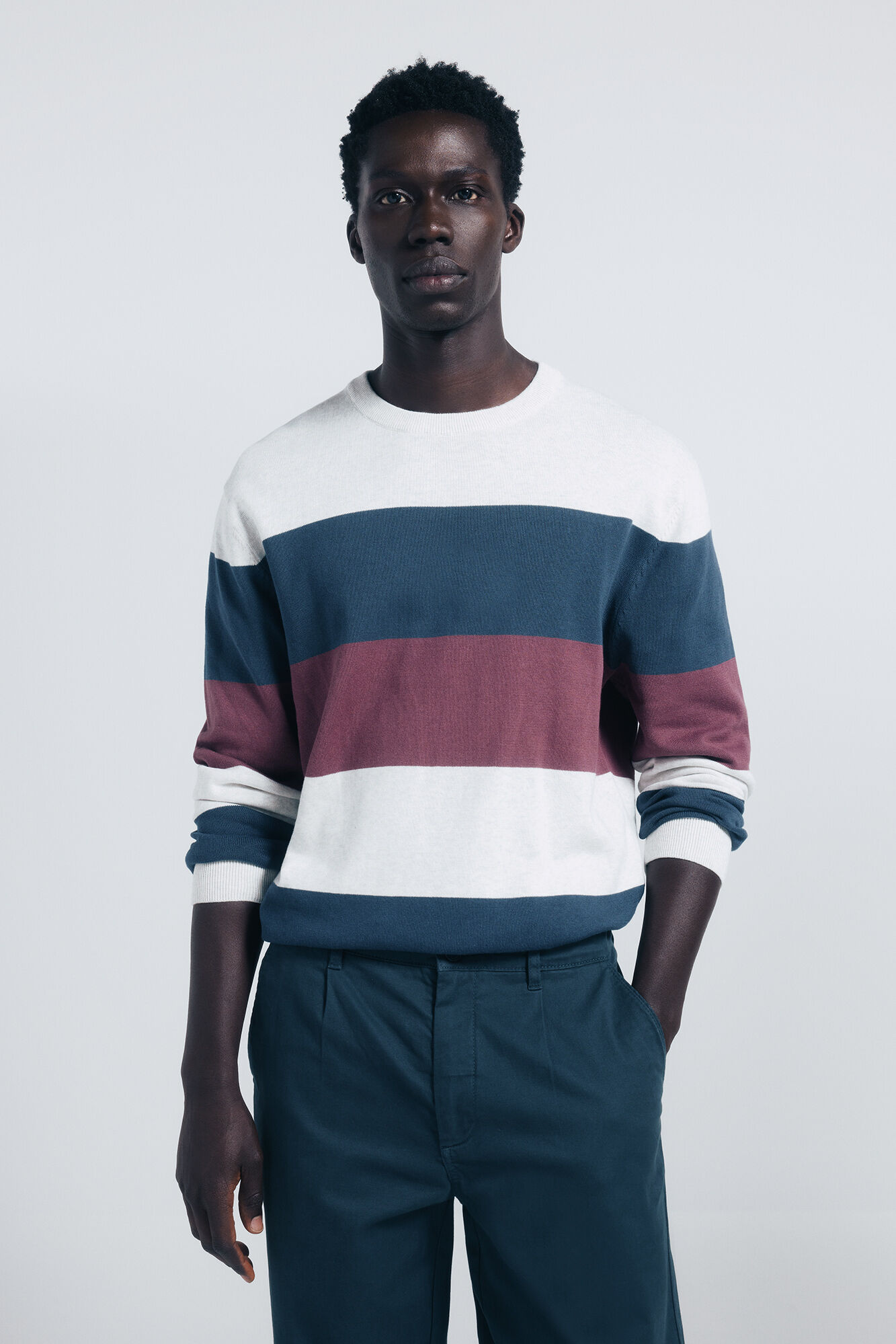 Springfield Jersey rayas bloque color