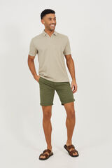 Brave Soul Short b&aacute;sico con cinco bolsillos kaki