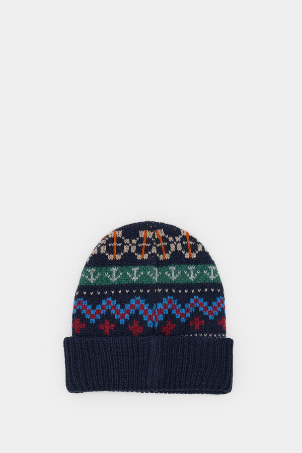 Springfield Gorro jacquard azul azul