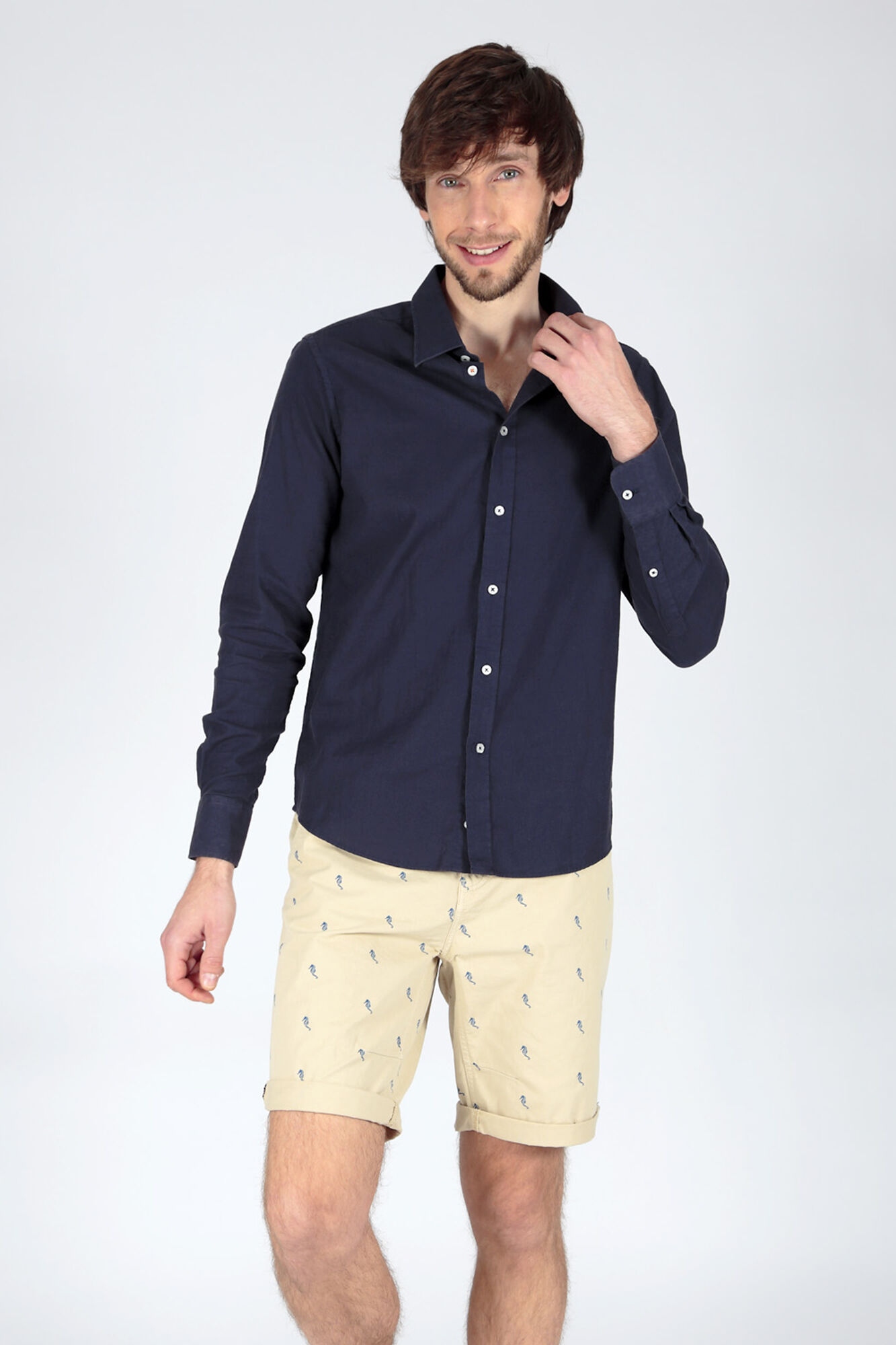 Brave Soul Cal&ccedil;&otilde;es estampado cavalos-marinhos