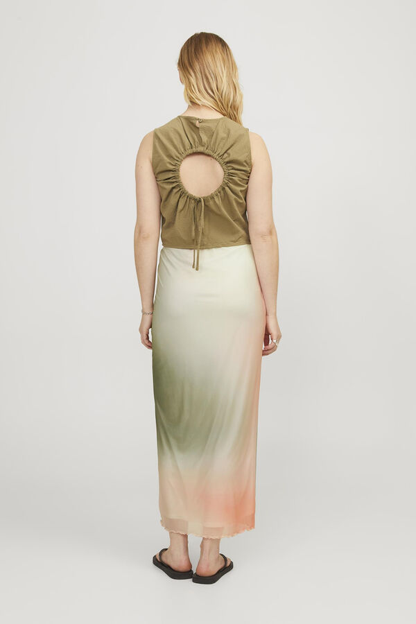 Jack & Jones Saia mesh comprida cru