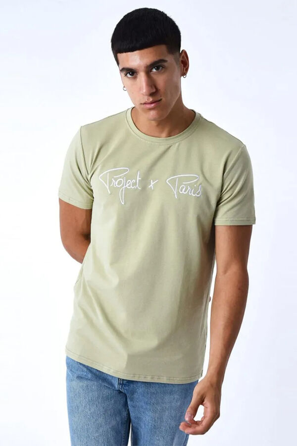Project X Paris Camiseta manga curta Essentials Caqui escuro