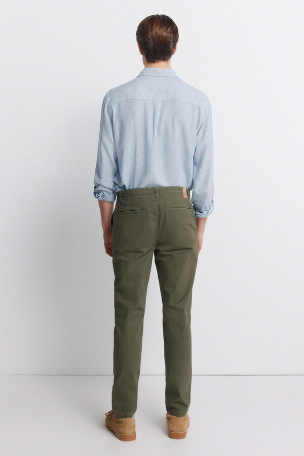 Springfield Cal&ccedil;as chino skinny fit estampado