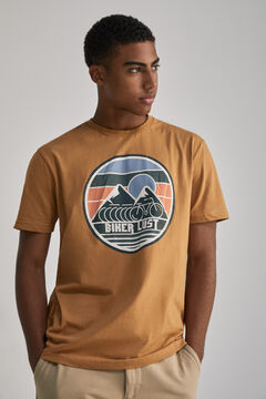 Springfield T-shirt downhill beige