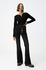 Tiffosi Vaqueros Double Up Flare negro