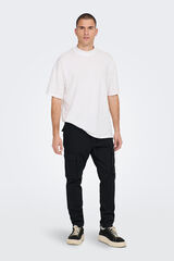 Only & Sons Pantal&oacute;n cargo de hombre. Tapered fit. negro