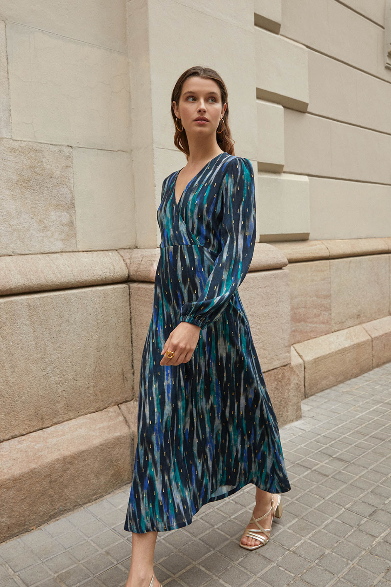 System Action Vestido midi