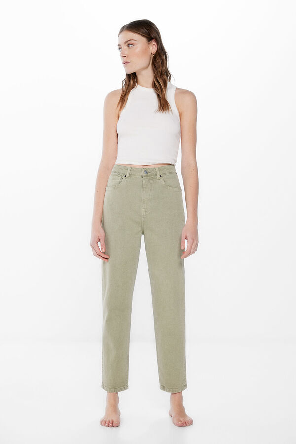 Springfield Jeans Mom verde