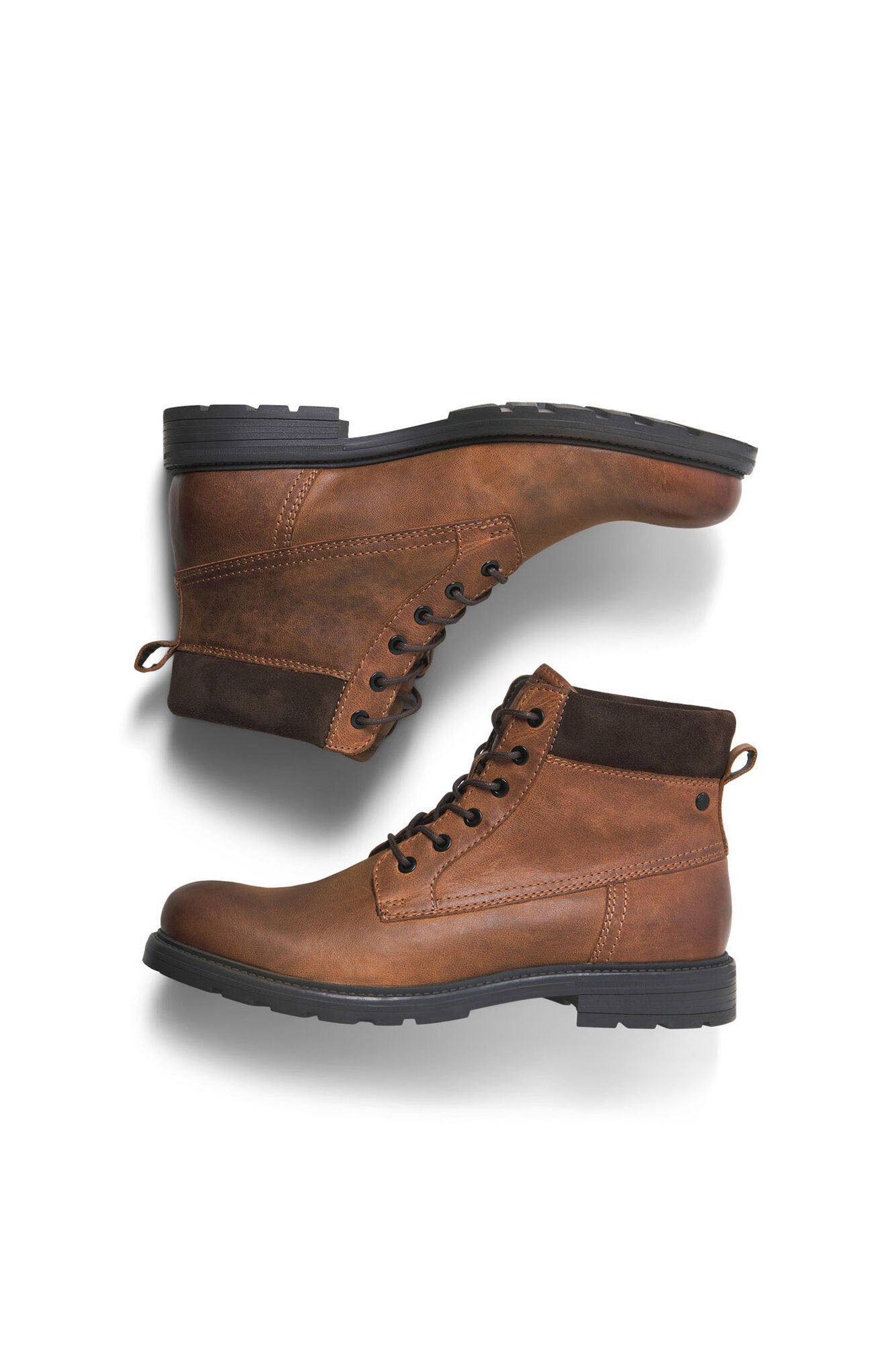 Jack & Jones Botins de cano alto de couro