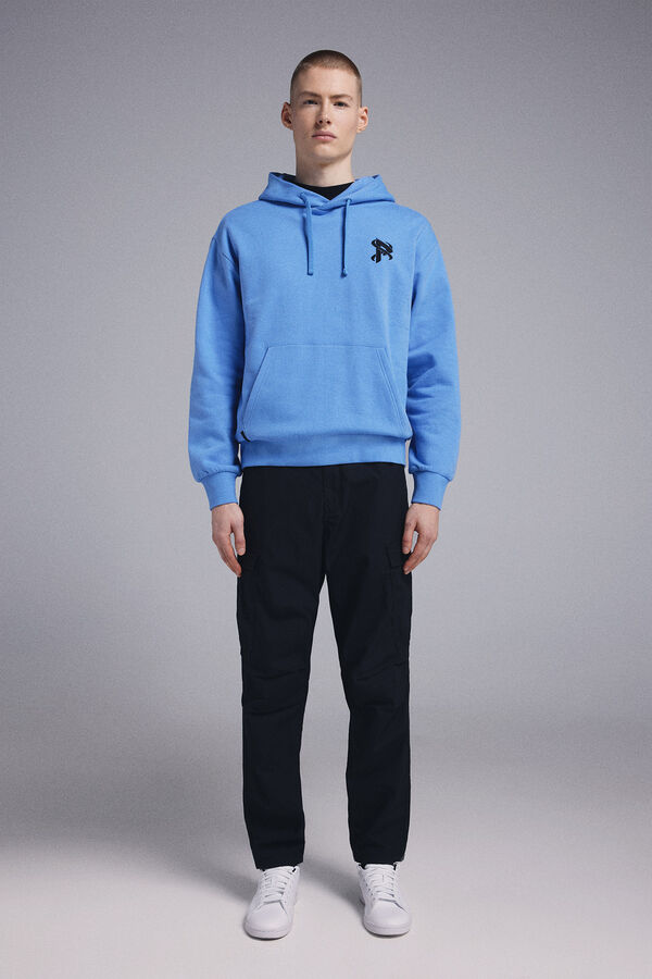 Springfield Sudadera capucha under control Pedri x Springfield azul