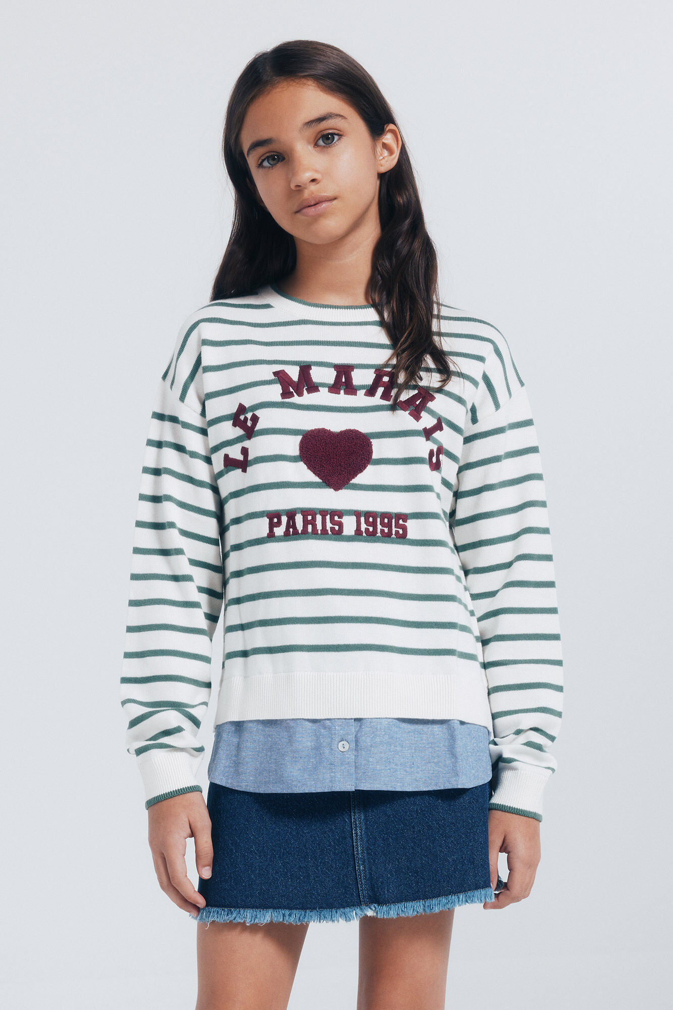 Springfield Kids Jersey &ldquo;Le Marais&rdquo; Coraz&oacute;n ni&ntilde;a