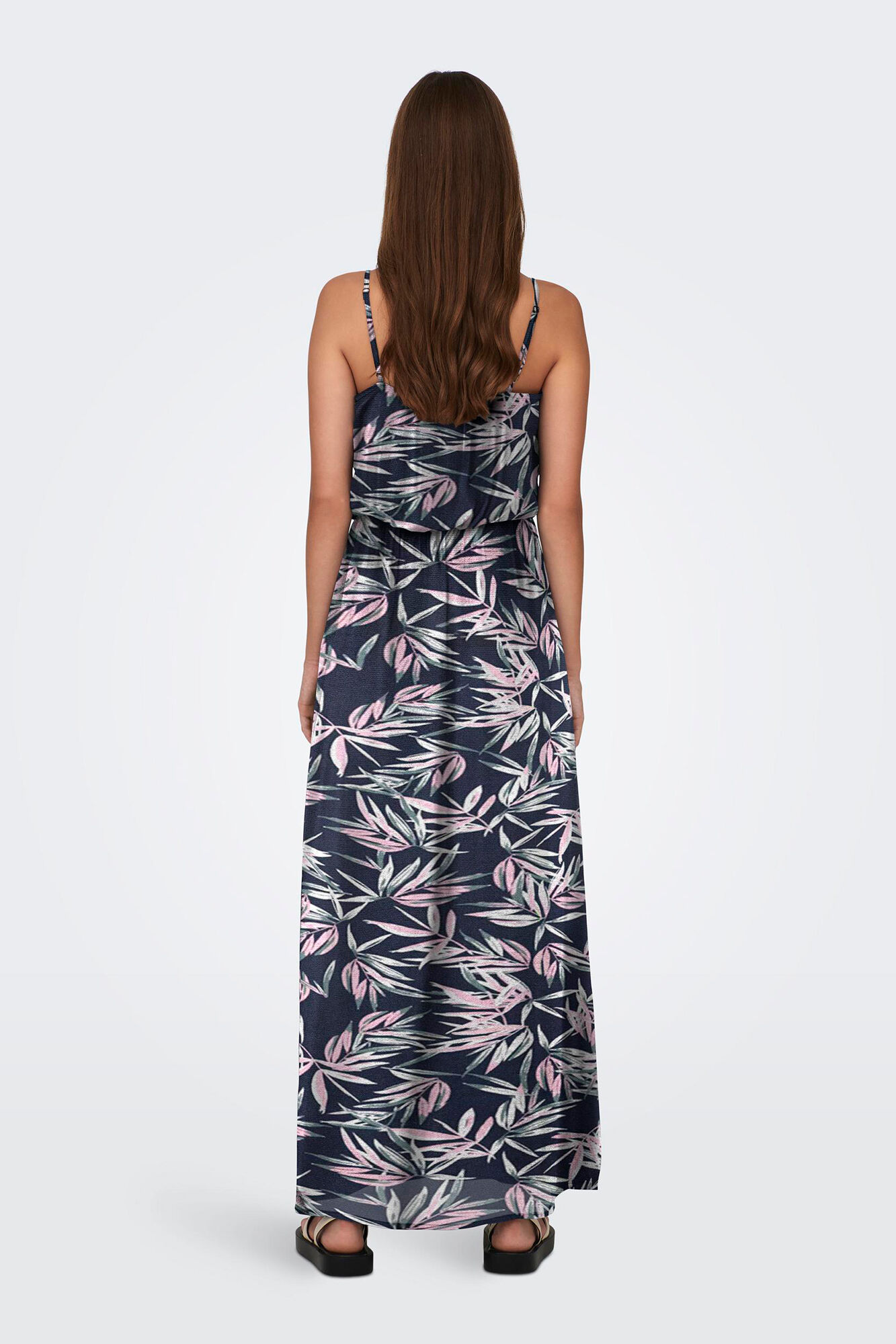 Only Vestido largo de tirantes regulables