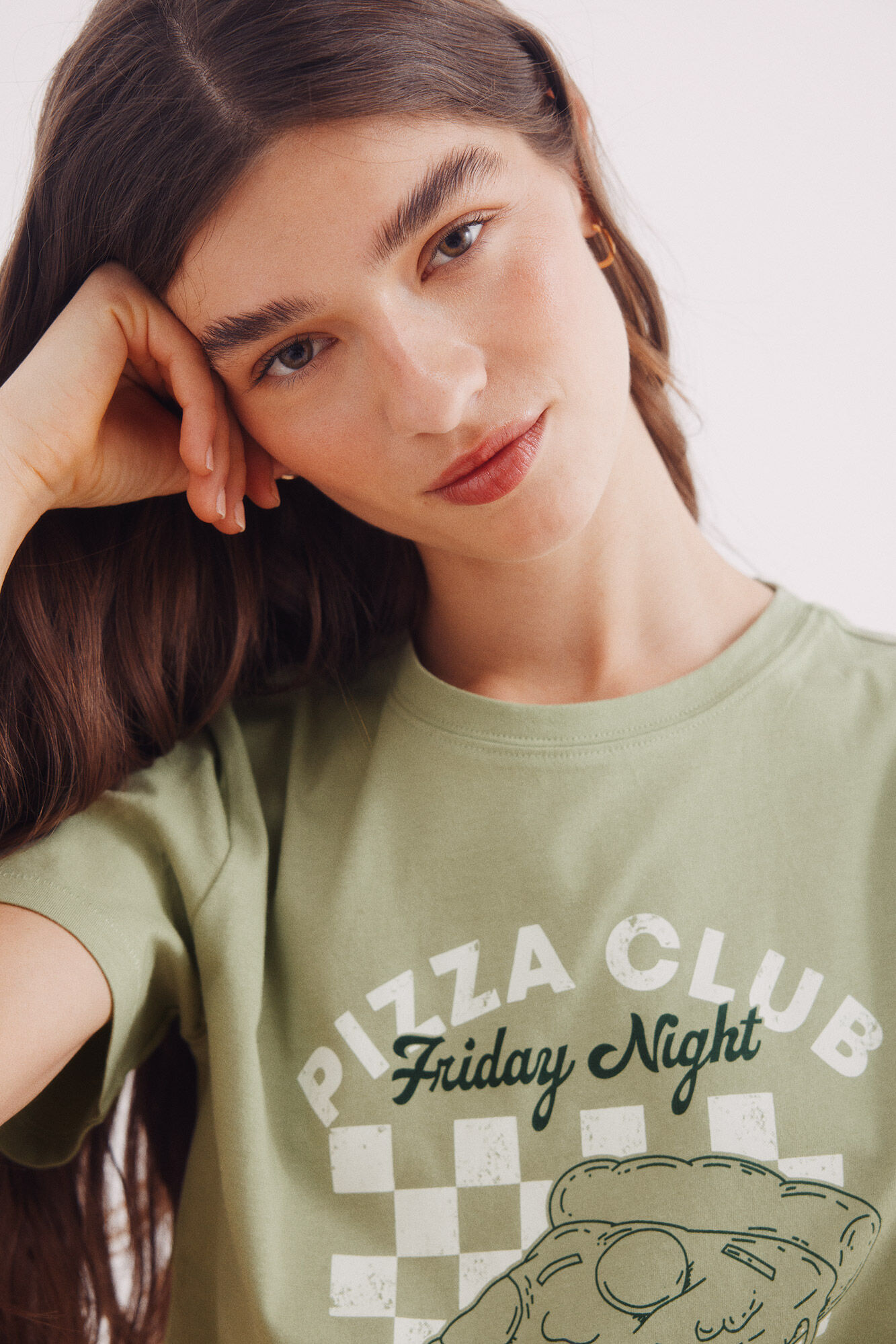 Springfield Camiseta "Pizza club"