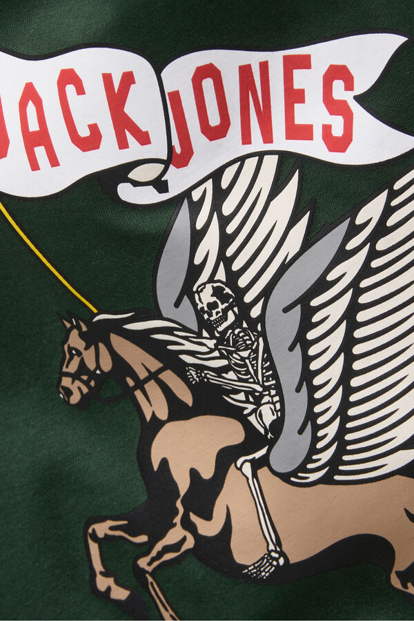 Jack & Jones Junior Camiseta com estampado e mangas curtas verde