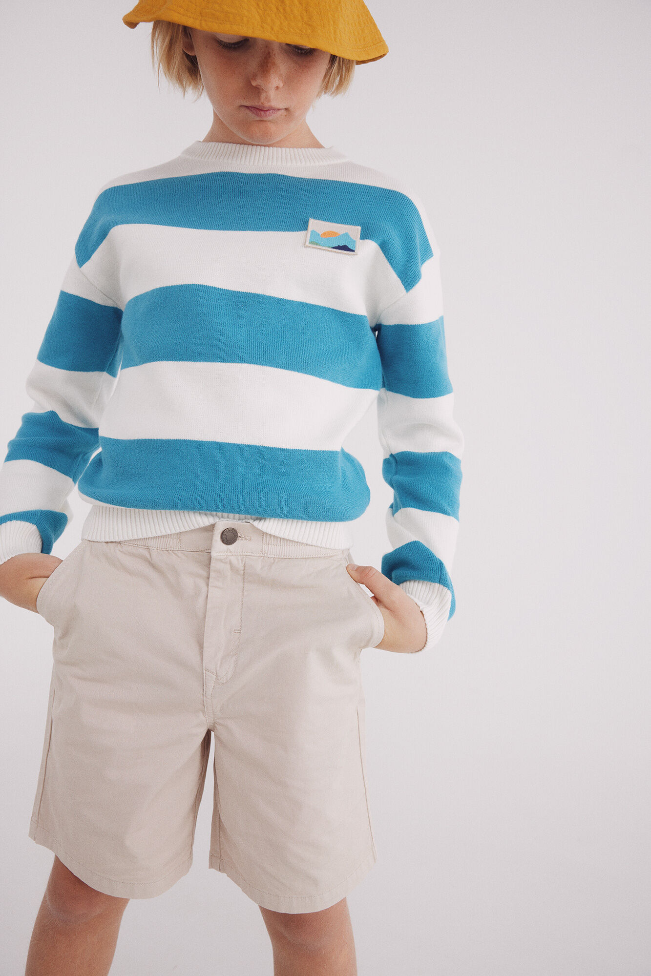 Springfield Kids Bermudas cal&ccedil;as chino leves de menino