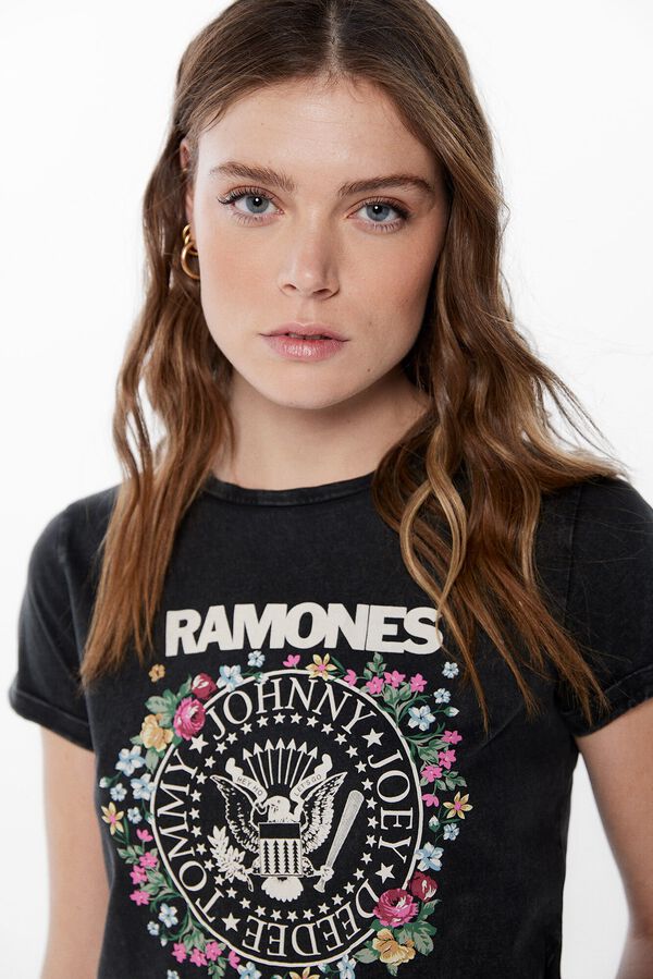 Springfield Camiseta "Ramones" amarillo