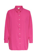 Springfield Camisa popelina gola lapelas rosa