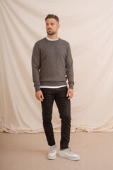 Celopman Jersey Nudos Cuello Caja verde