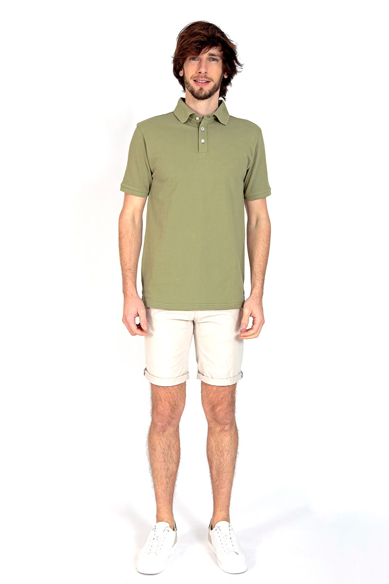 Brave Soul Polo piqu&eacute; de manga curta