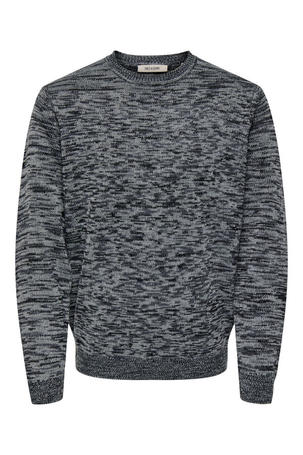 Only & Sons Jersey cuello redondo gris