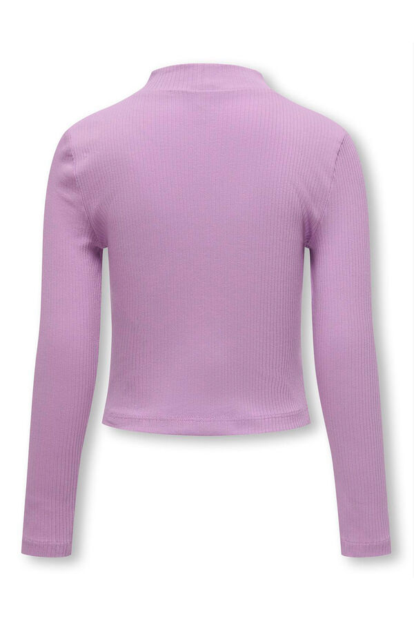 Only Girls Camiseta de manga larga de ni&ntilde;a morado/lila