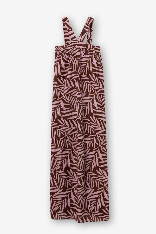 Tiffosi Vestido Largo Estampado verde