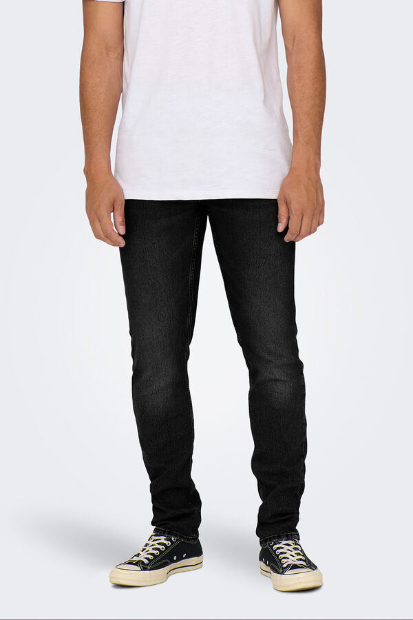 Only & Sons Jeans regular fit. negro