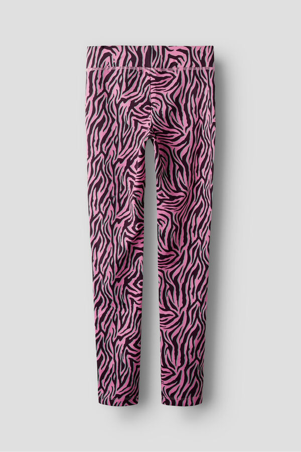 Name it Legging de cebra morado/lila