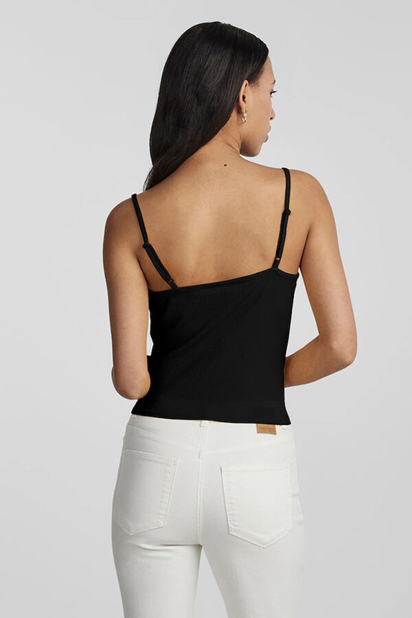 Pieces Top de tirantes. negro