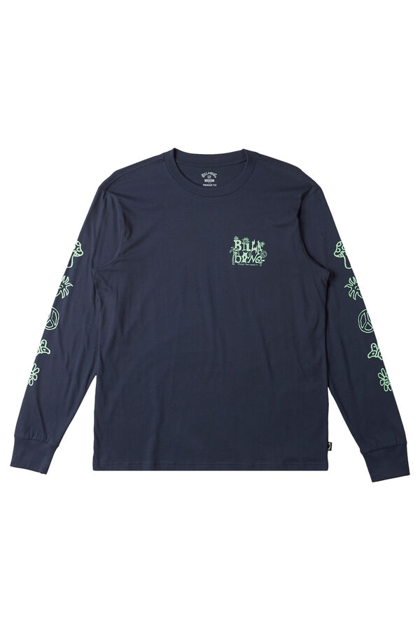 Billabong Camiseta de manga larga para Hombre azul