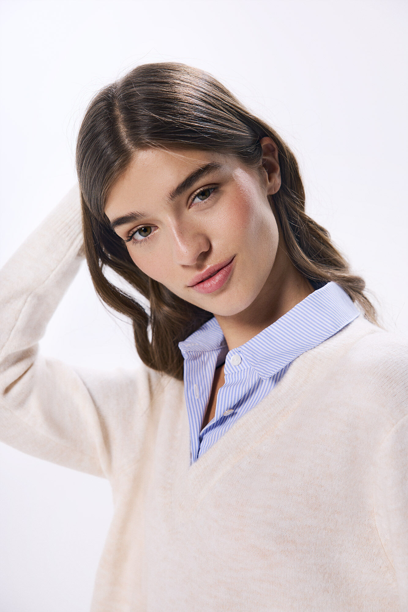 Springfield Camisola de camisa combinada