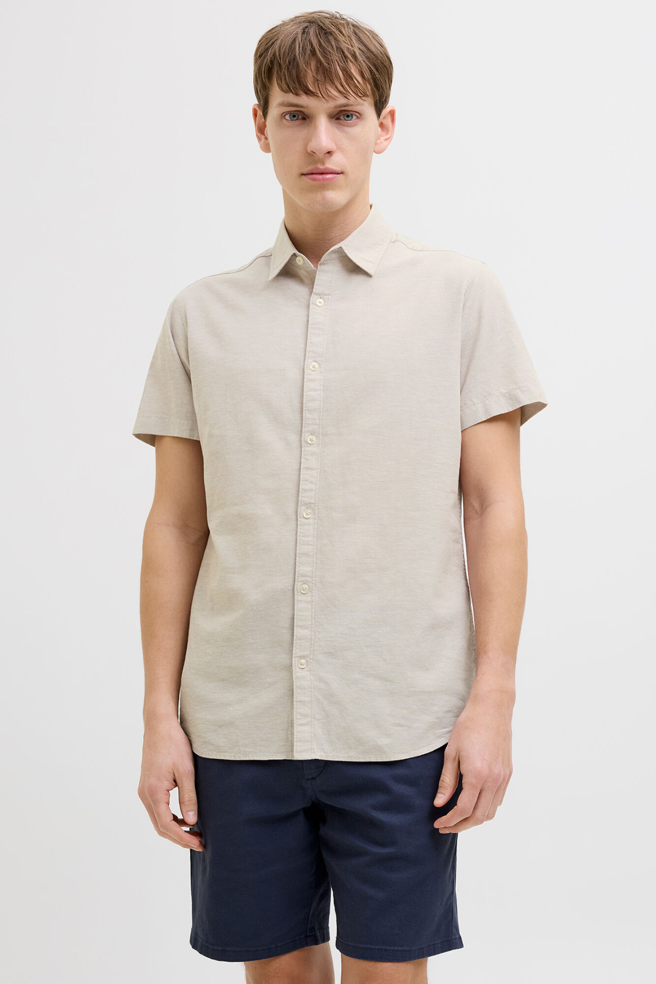JJ REBEL Camisa comfort fit lino