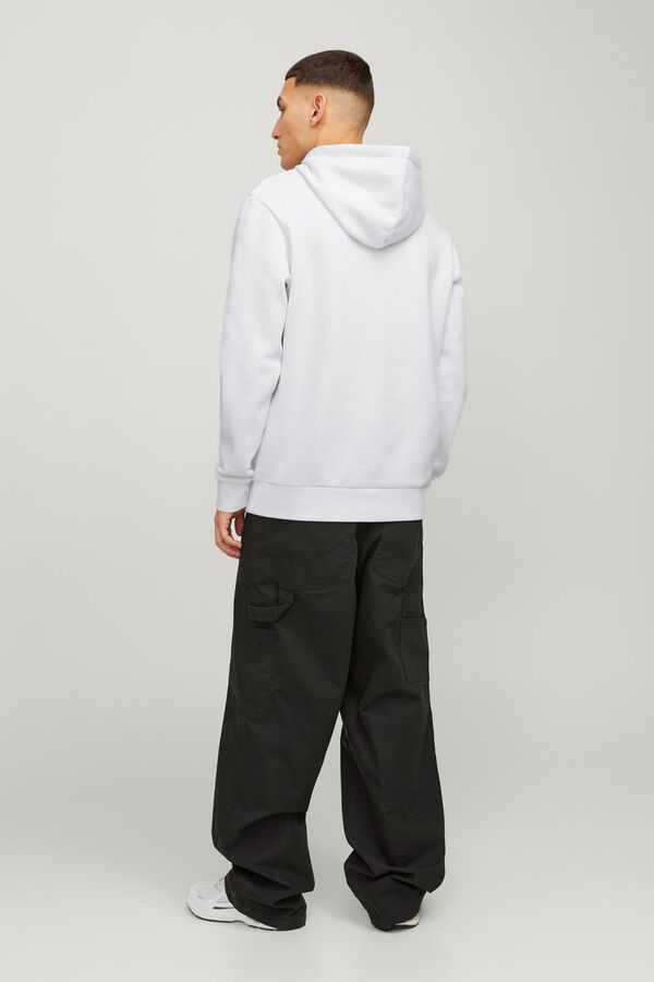 Jack & Jones Sudadera capucha est&aacute;ndar blanco