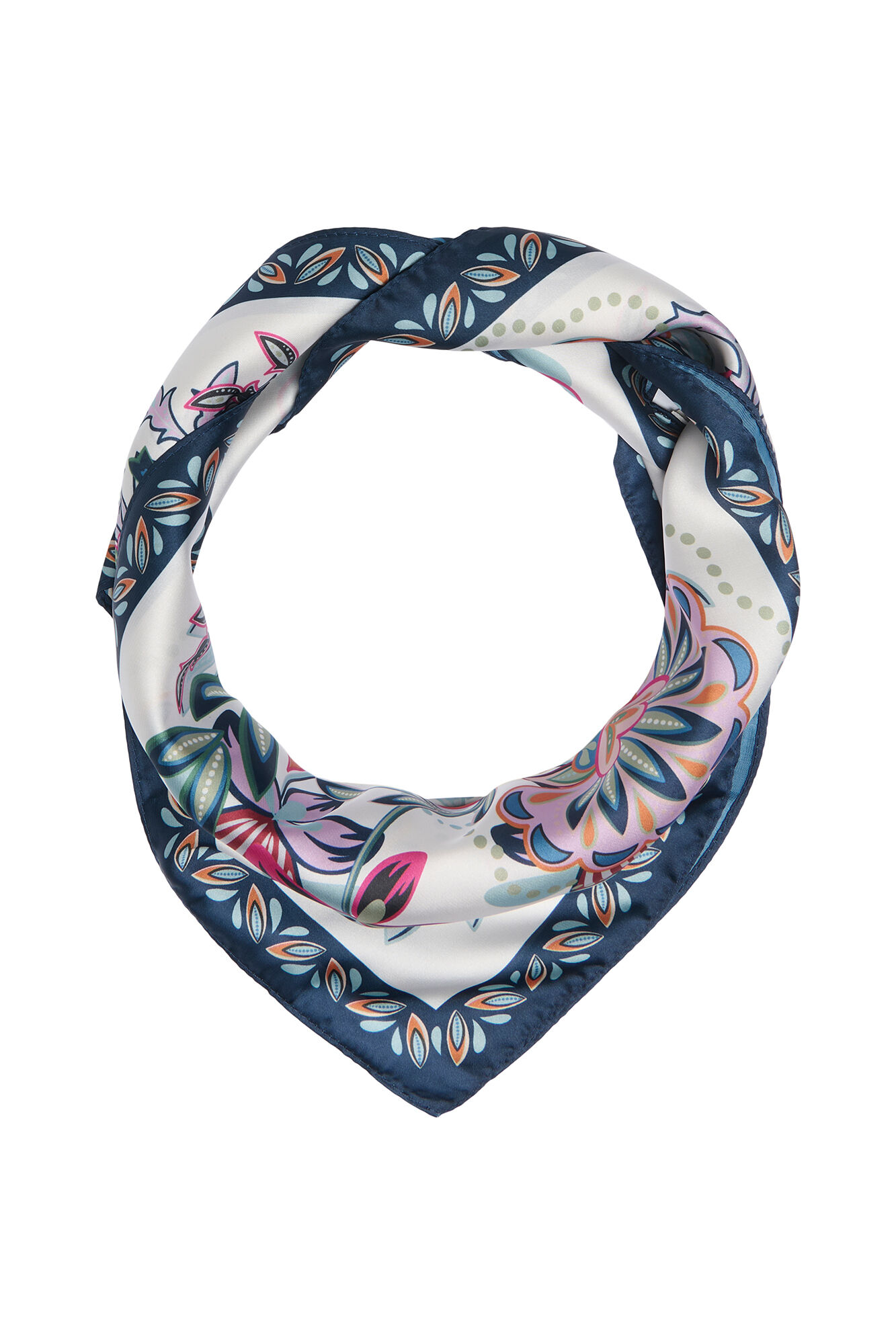 Only Pa&ntilde;uelo de sat&eacute;n estampado