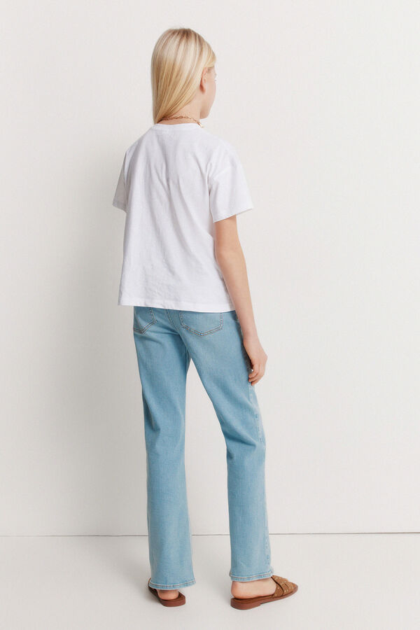Springfield Kids Jeans Kick flare ni&ntilde;a azul