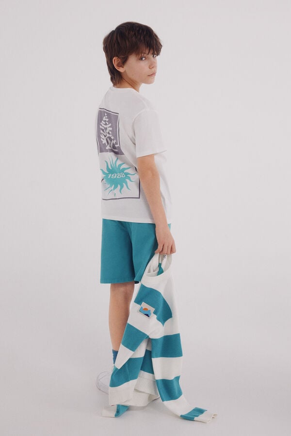 Springfield Kids Bermudas chino ligero ni&ntilde;o estampado