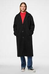 Pieces Sobretudo longo de pano preto