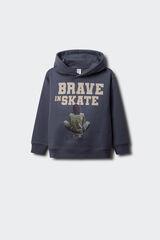 Springfield Kids Sudadera con capucha skate ni&ntilde;o azul