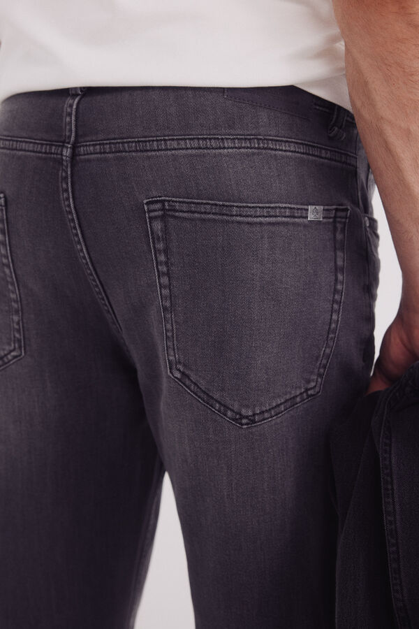 Springfield Jeans slim fit ultraleve cinzento