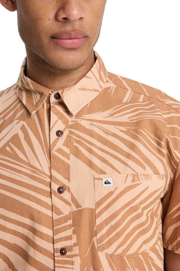 Quiksilver Camisa de manga curta cru