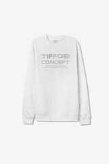 Tiffosi Sweatshirt com estampado frontal branco