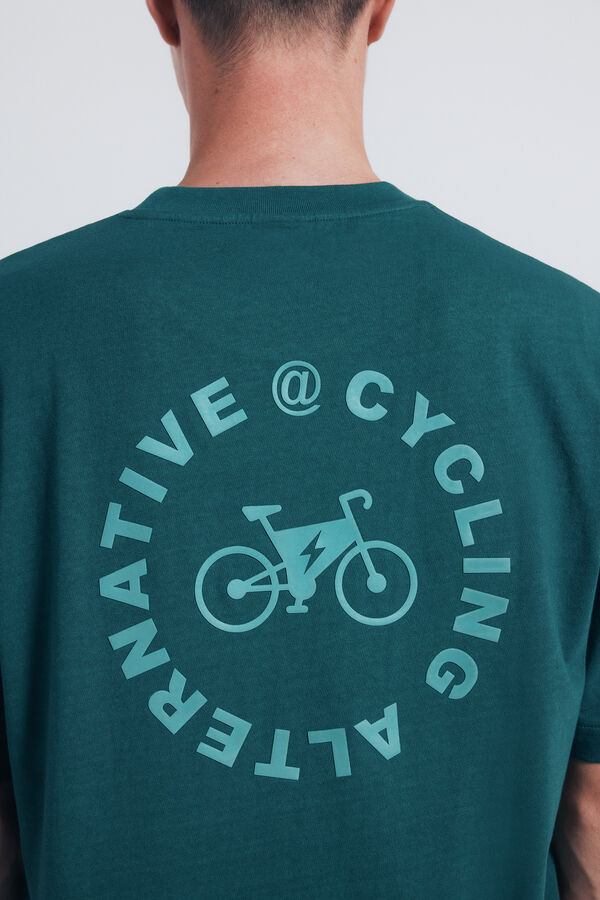 Springfield Camisa de ciclismo alternativa verde