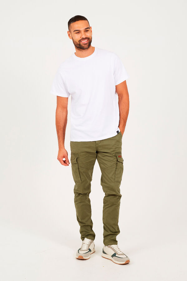 Brave Soul Pantal&oacute;n cargo gris