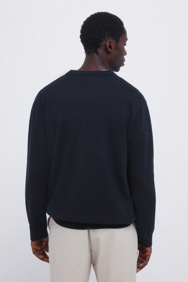 Springfield Jersey jacquard X'mas azul