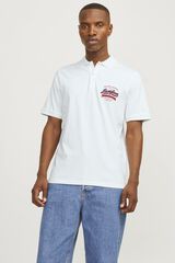 Jack & Jones Polo padrão fit branco