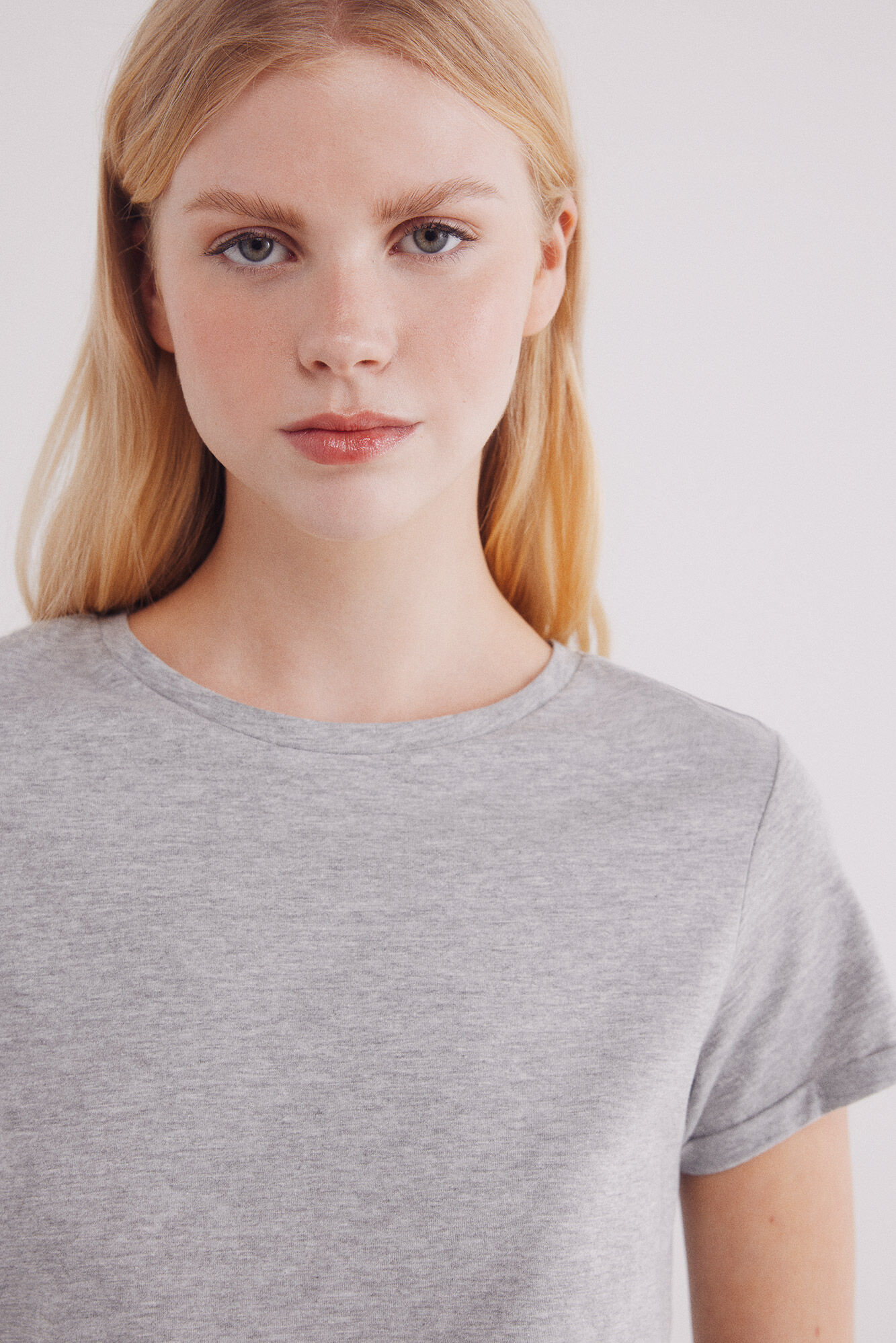 Springfield Camiseta b&aacute;sica de manga manga