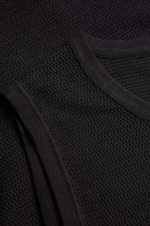 Jack & Jones Top de punto sin mangas negro